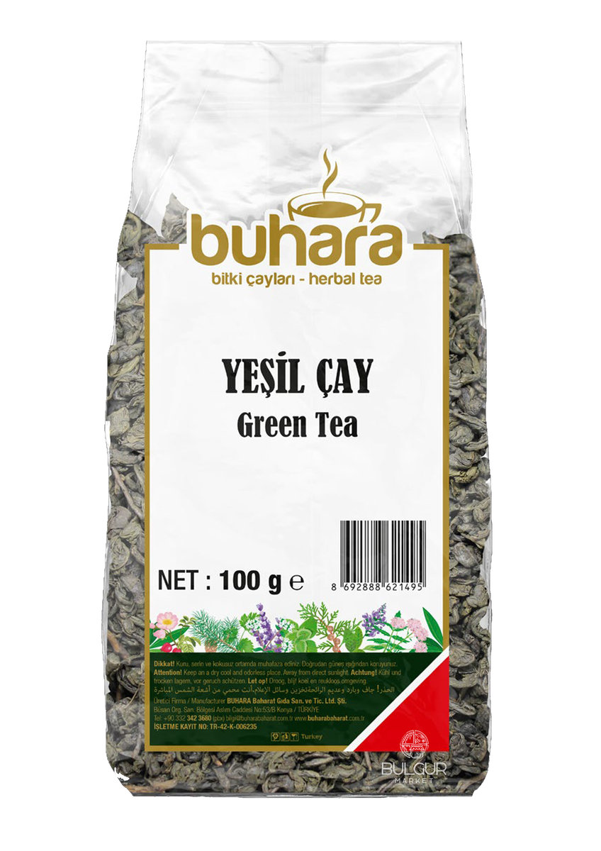 Buhara Zielona Herbata 100g ��� Turecka Zielona Herbata Premium