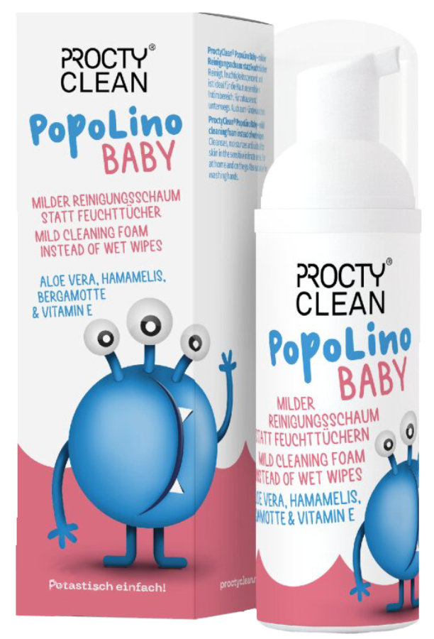 PopoLino Baby Delikatna pianka do higieny intymnej niemowl��t i dzieci 50ml