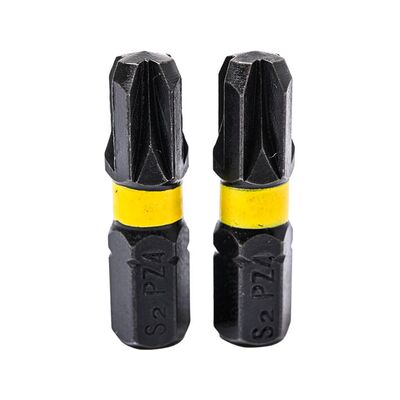 Końcówki wkrętakowe udarowe krzyżowe PZ4 x 25 mm, 2 szt.