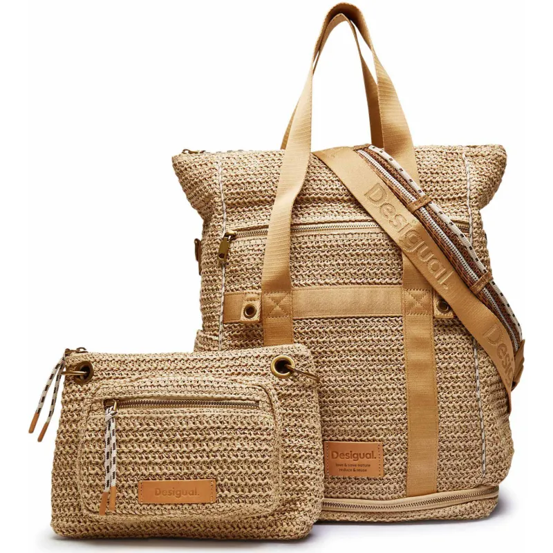 Desigual Plecak/torebka RAFFIA VOYAGER