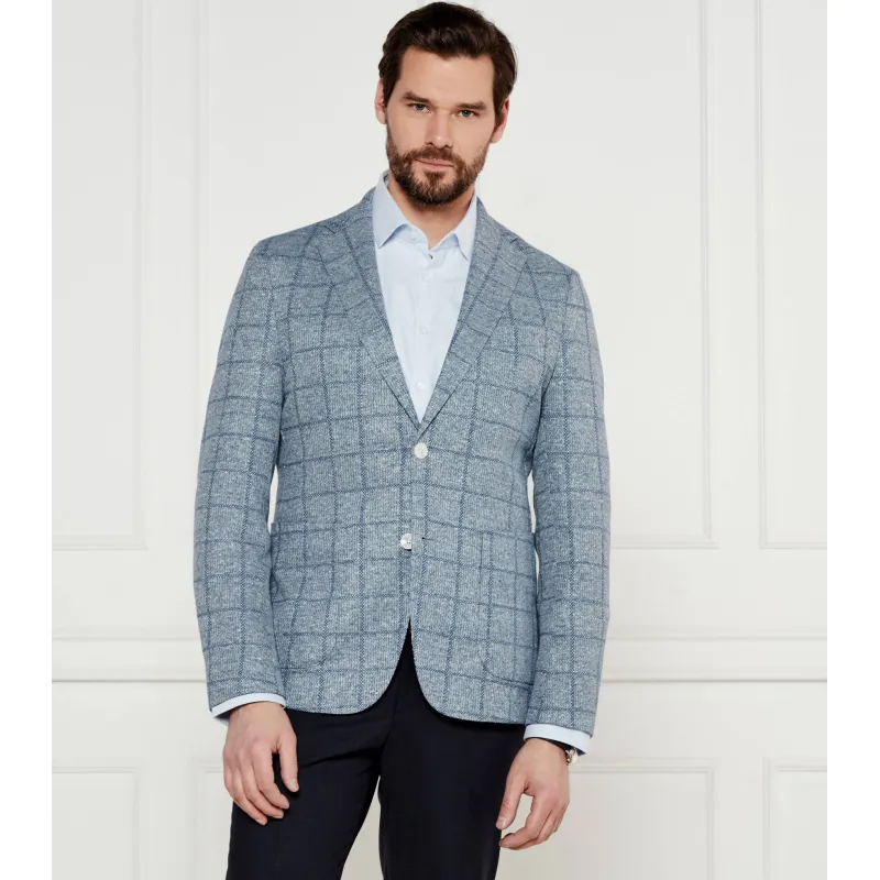 BOSS BLACK Marynarka C-Hanry-J-252 | Slim Fit | z dodatkiem lnu