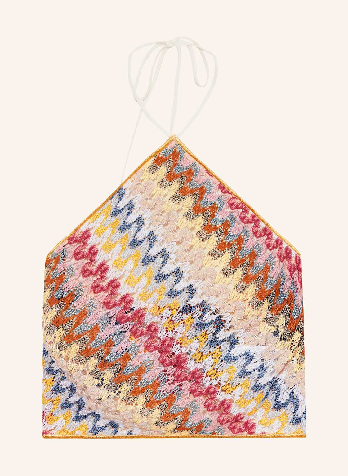 Missoni Dzianinowy Top Z Błyszczącą Przędzą pink
