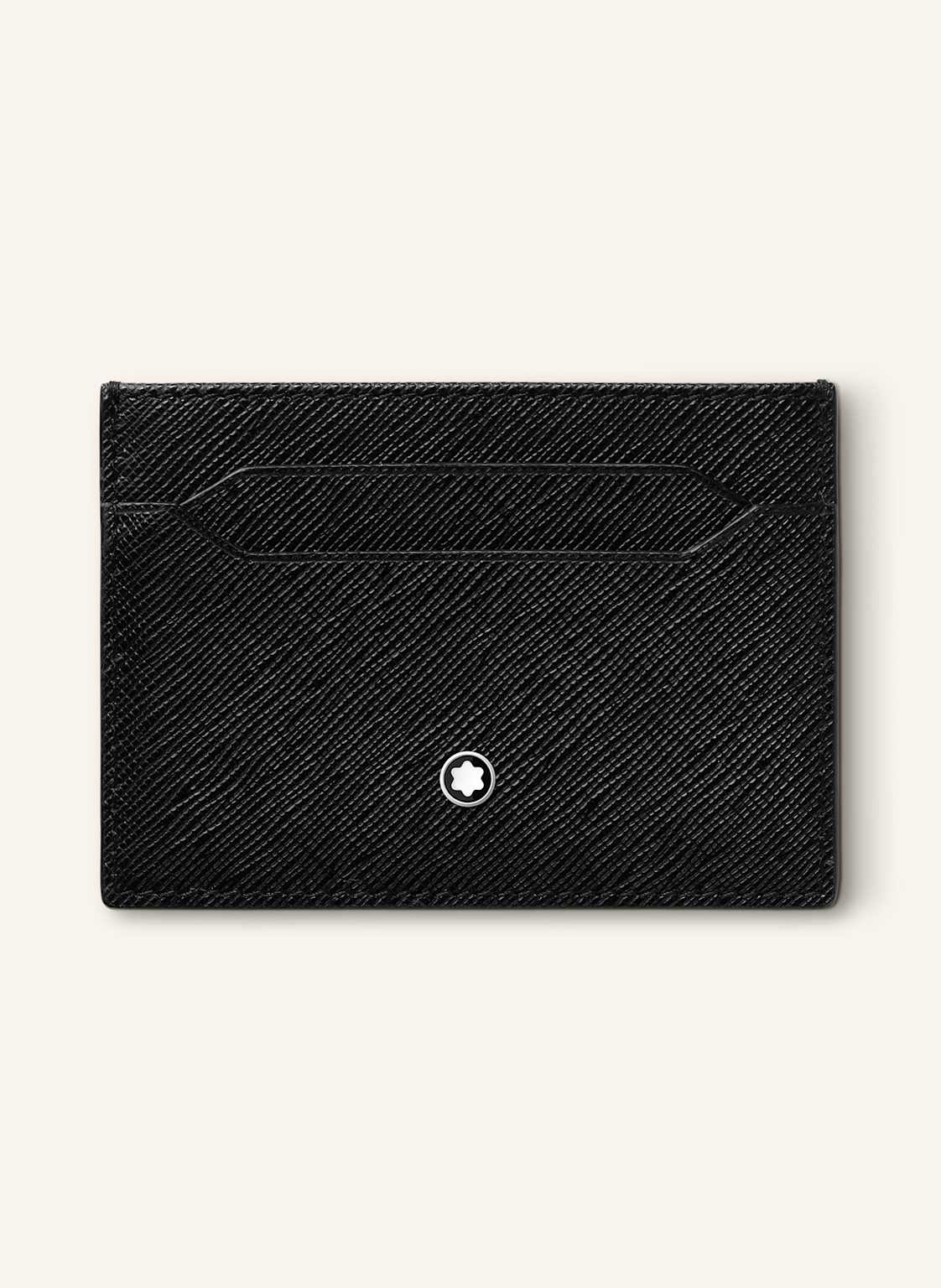 Montblanc Etui Na Karty Ze Skóry Saffiano Sartorial schwarz