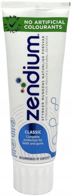 Pasta do zębów ZENDIUM COMPLETE PROTECTION Classic skuteczna ochrona 75 ml