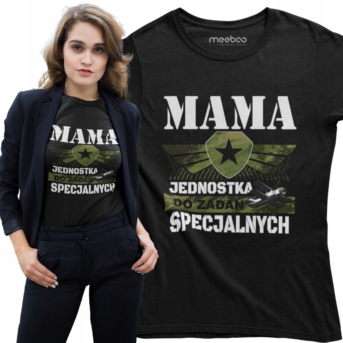 Koszulka na DZIEŃ MAMY MAMA JEDNOSTKA DO ZADAŃ SPECJALNYCH prezent