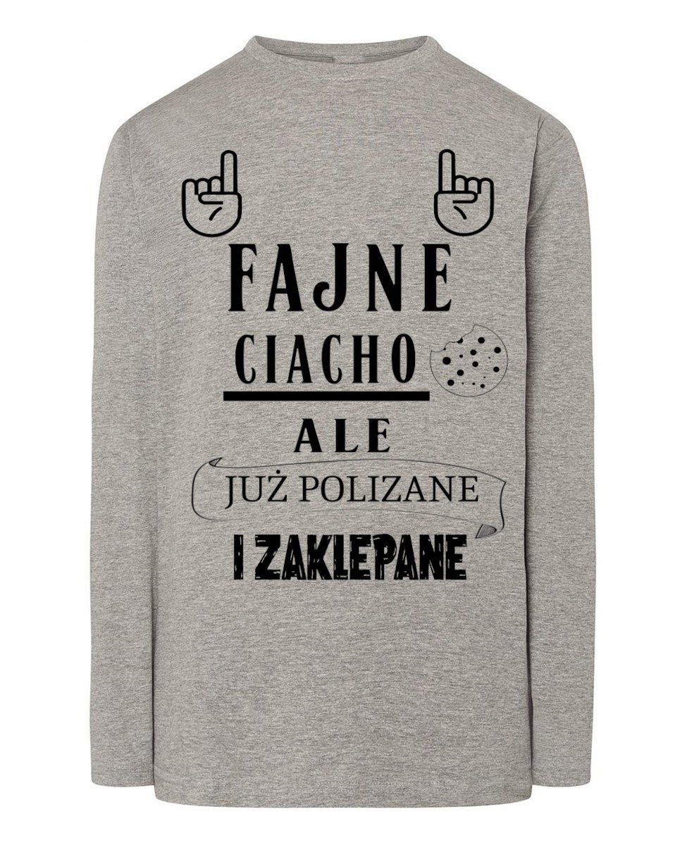Longsleeve na Walentynki Fajne Ciacho r.XS