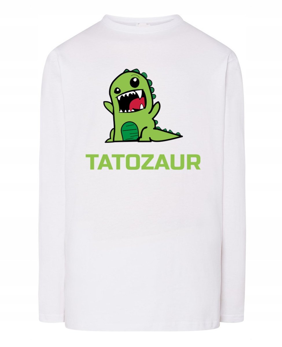 Longsleeve męski Dzień Taty zabany Prezent TATOZAUR r.XL