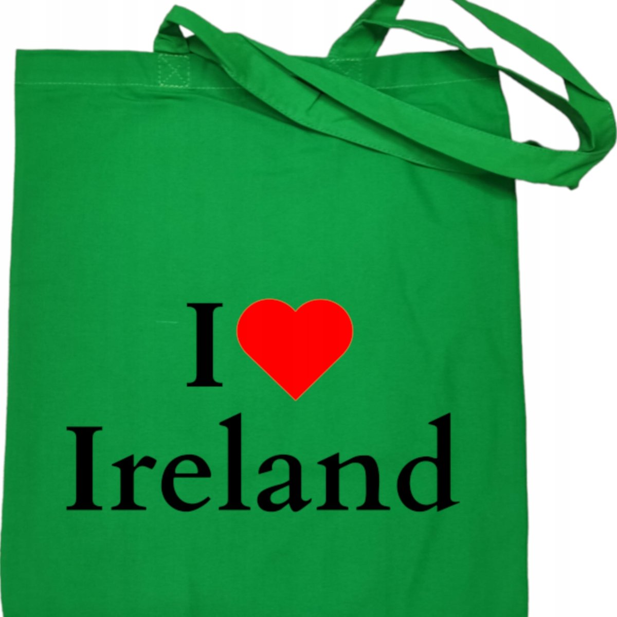 Torba na zakupy nadruk I Love Ireland Kocham Irlandie Prezent