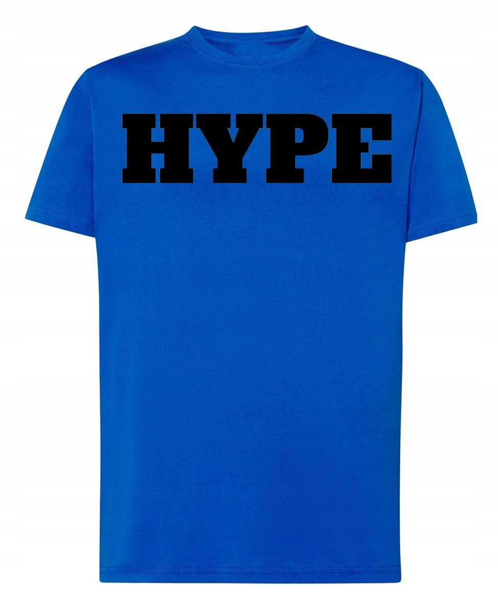 T-Shirt męski Młodzieżowy Napis HYPE r.5XL