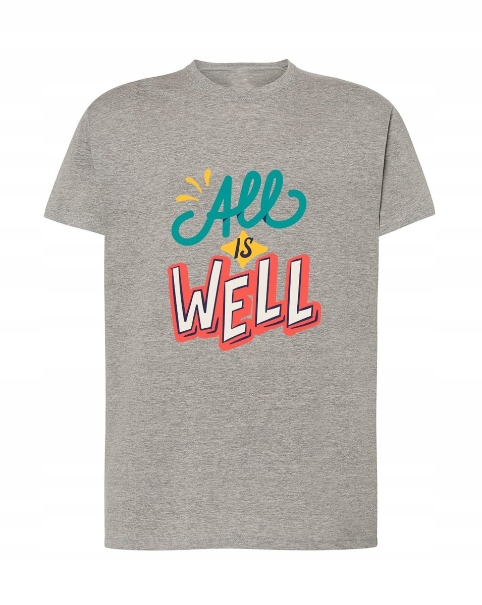 T-Shirt męski nadruk napis Do YOUR Best Rozm.L