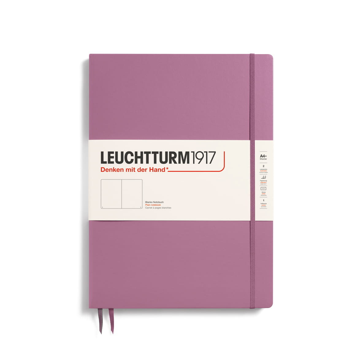 Notatnik Leuchtturm1917 Master Slim A4+, Gładki, Dusty Rose