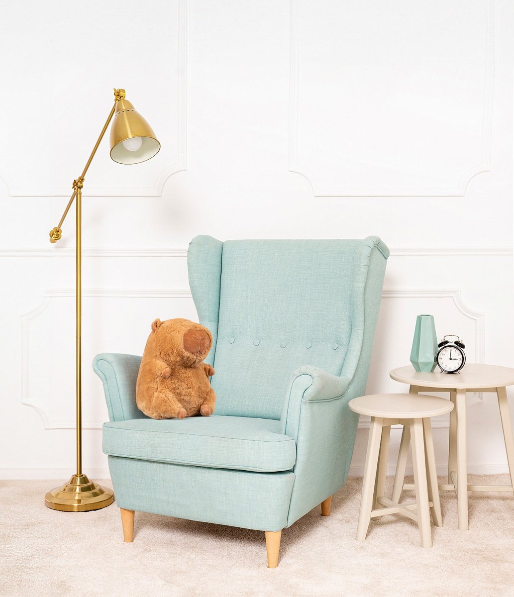 MIŚ GUSTAW DUŻA KAPIBARA PETER MASKOTKA PLUSZAK PRZYTULANKA BRĄZOWA - 45cm