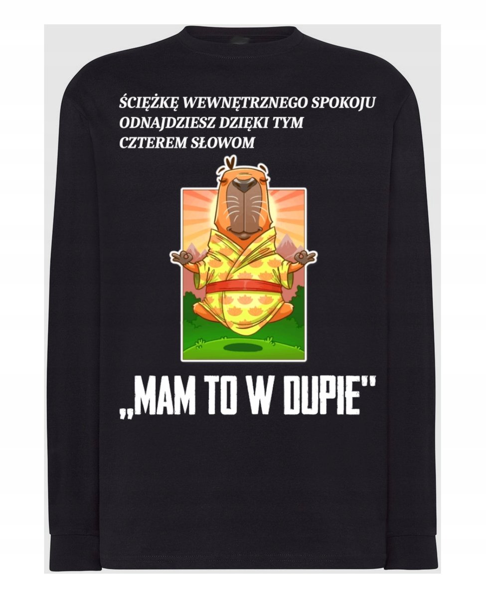 Longsleeve Kapibara Medytacja XS