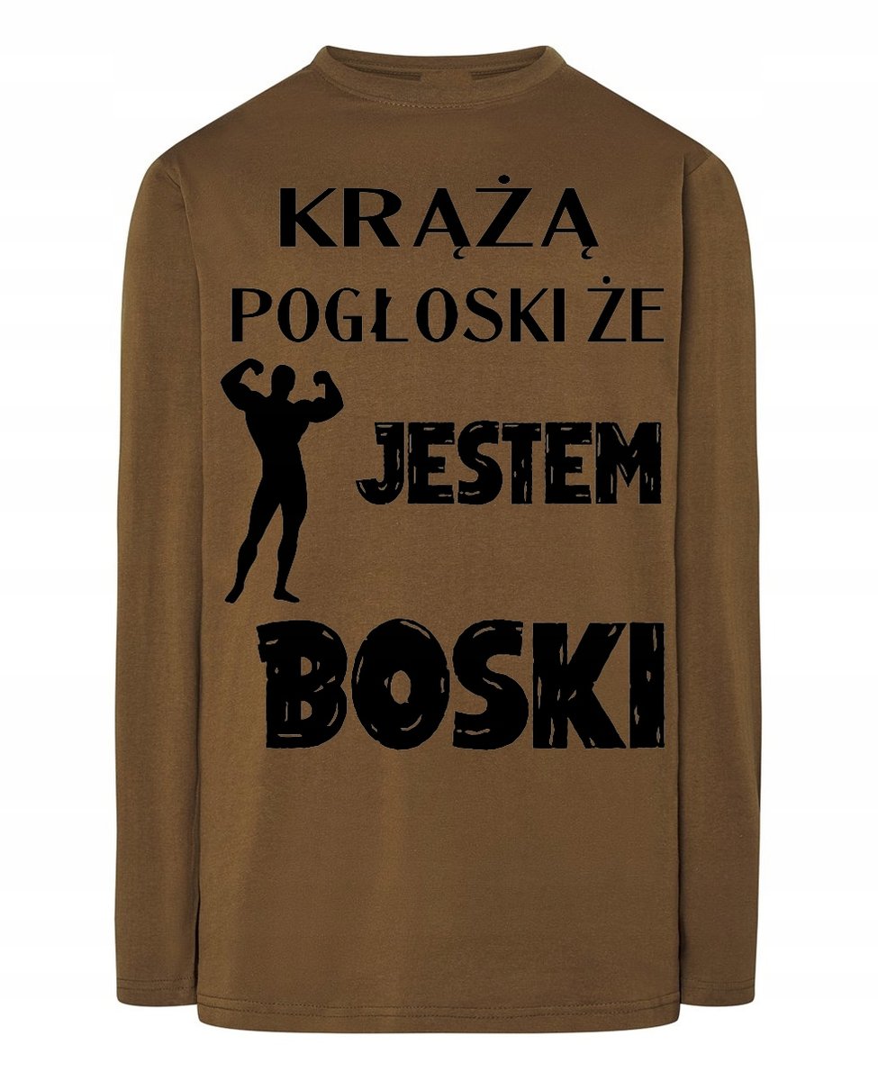 Longsleeve Na Prezent Jestem Boski r.XL