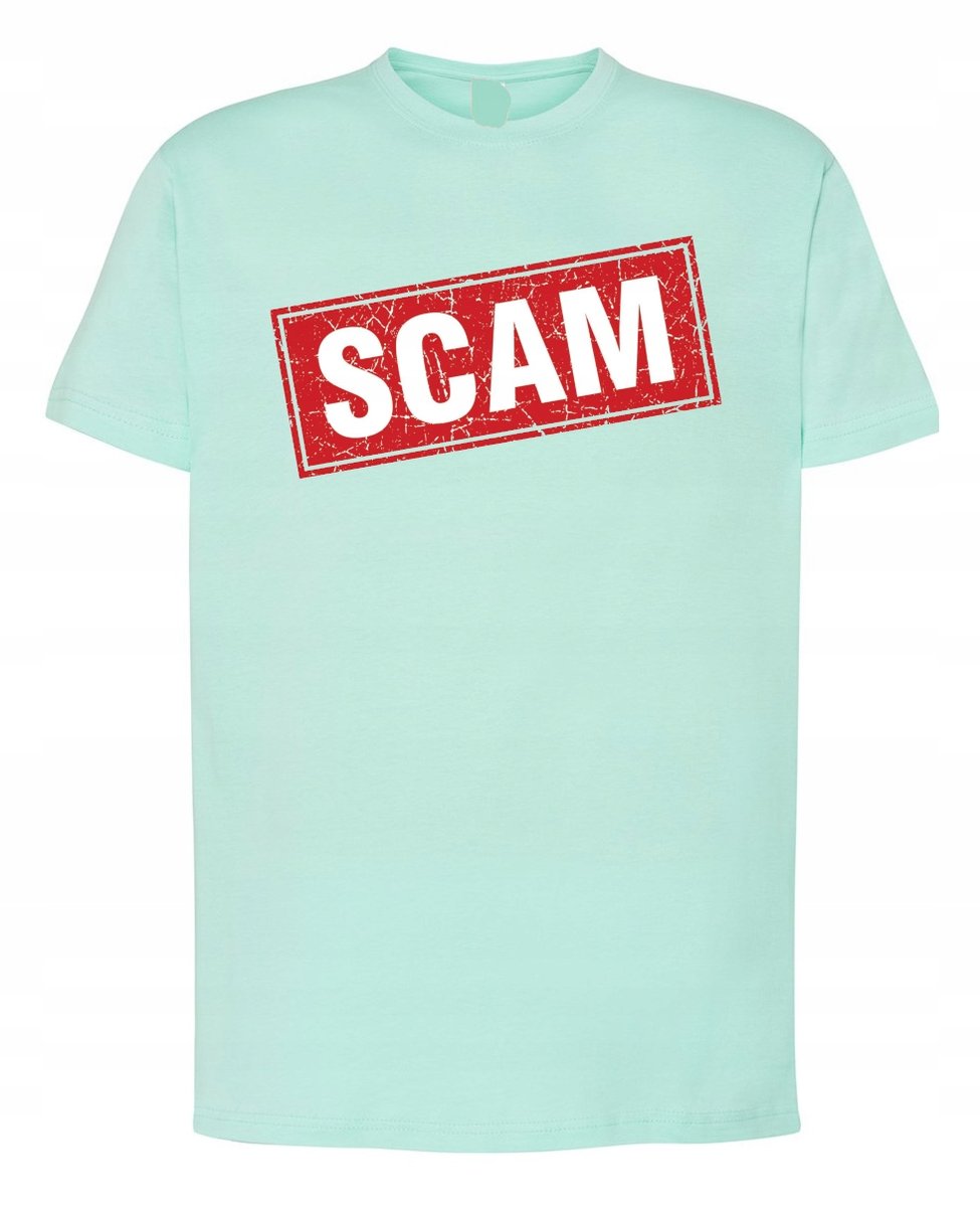 Koszulka T-Shirt Napis SCAM r.M