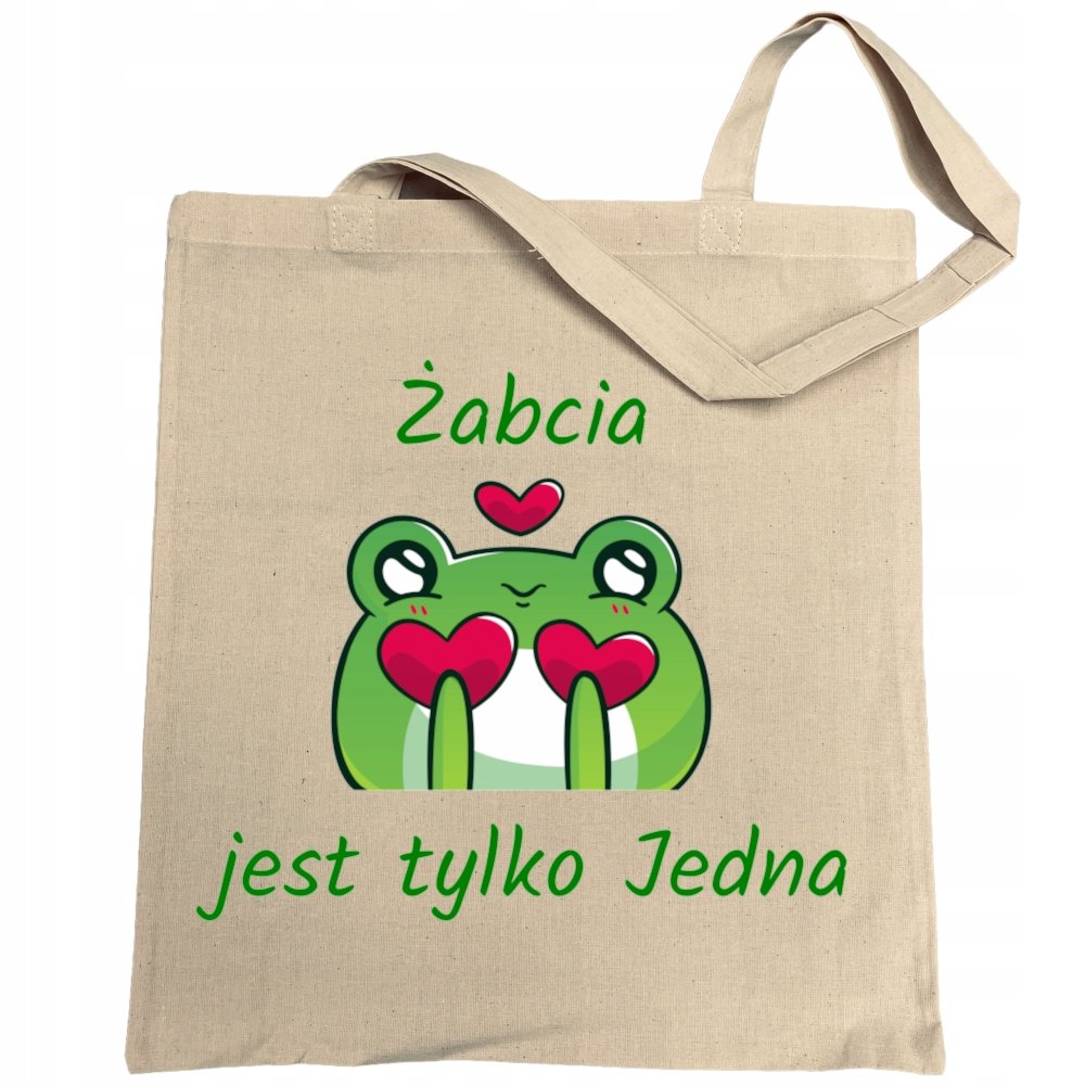 Torba na zakupy na Prezent Walentynki Żabcia jest tylko JEDNA