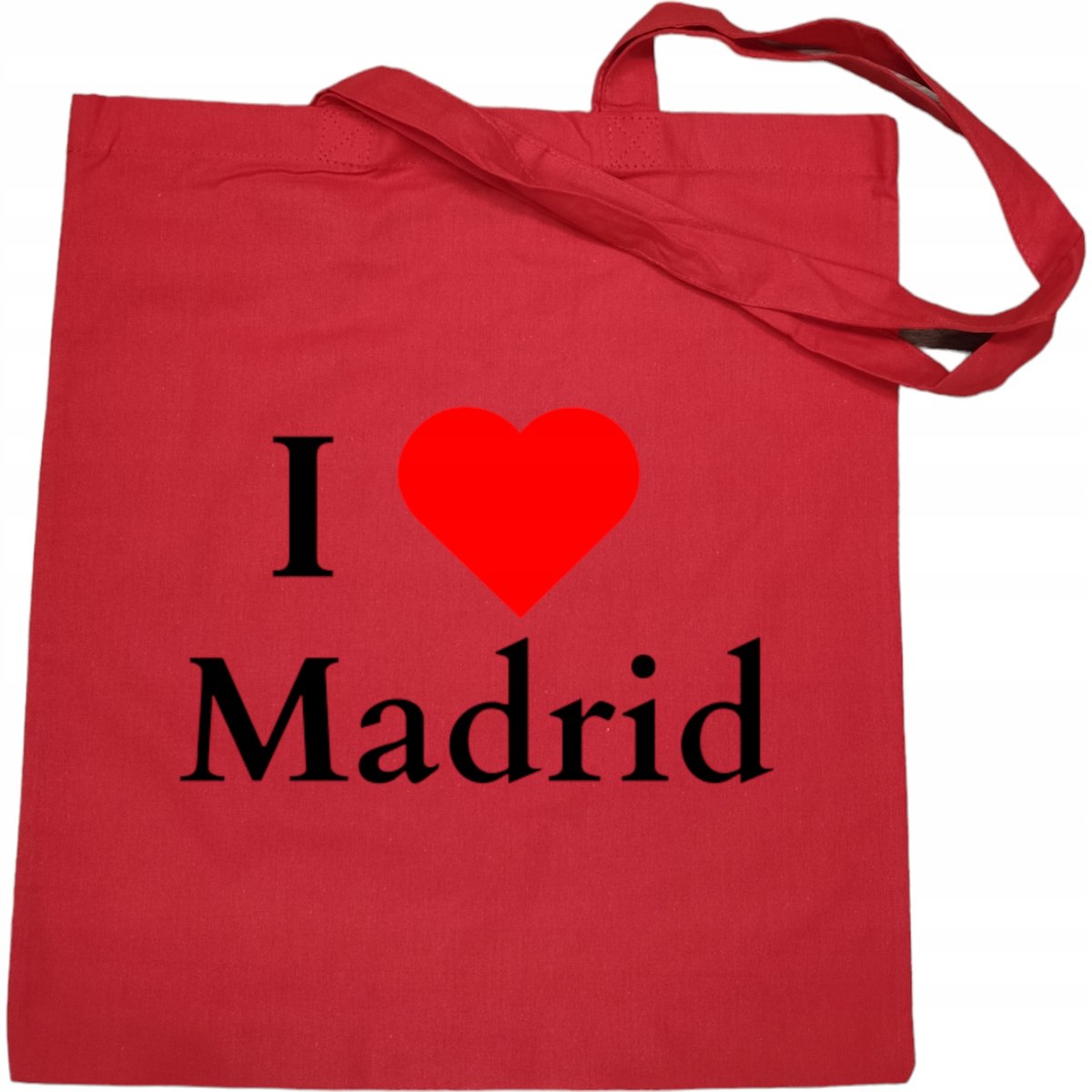 Torba na zakupy nadruk I Love Madrid Kocham Madryt