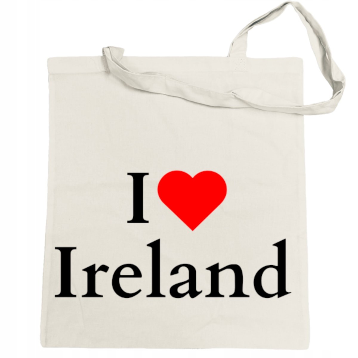 Torba na zakupy nadruk I Love Ireland Kocham Irlandie Prezent