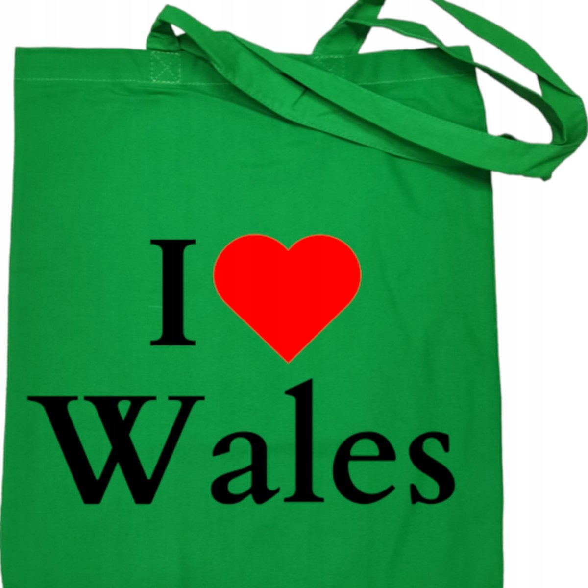 Torba na zakupy nadruk I Love Wales Kocham Walię