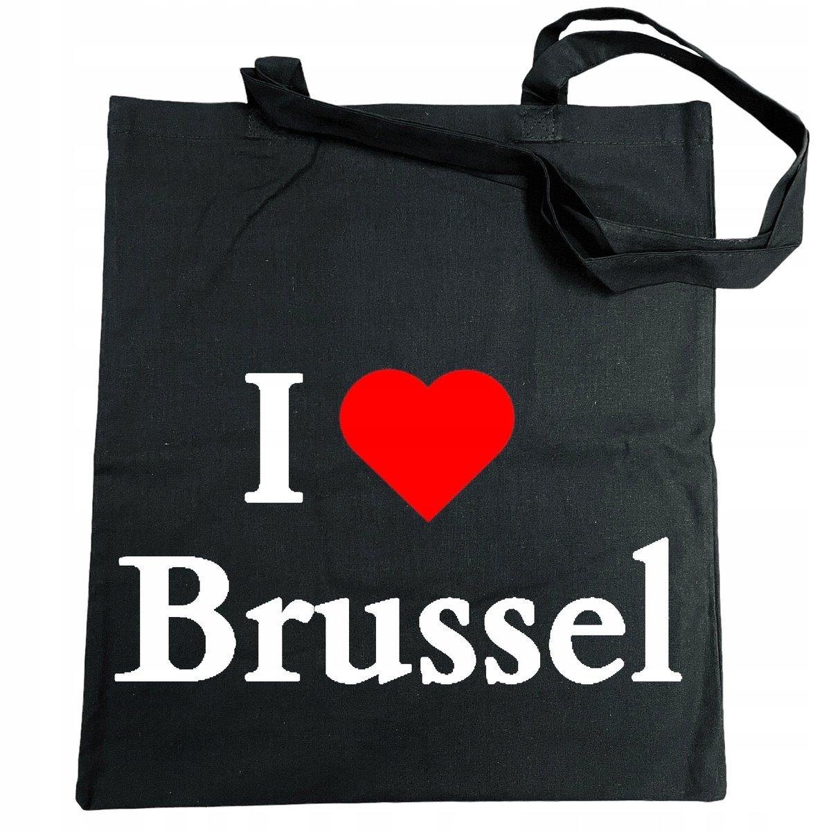 Torba na zakupy nadruk I Love Brussell Kocham Bruksele Belgia