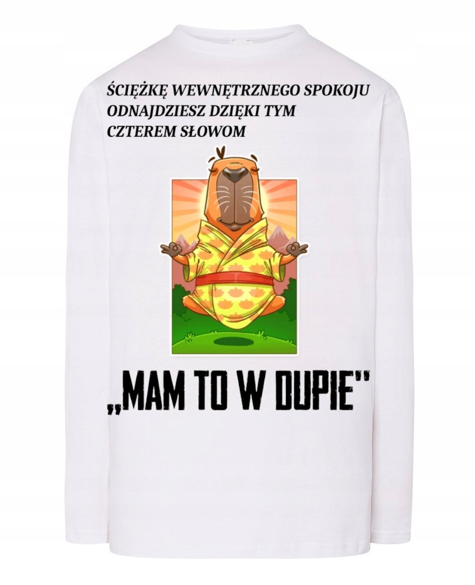 Longsleeve Kapibara Medytacja 4XL