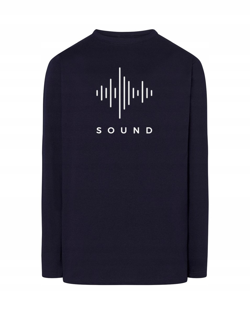 Longsleeve męski nadruk art line SOUND r.M