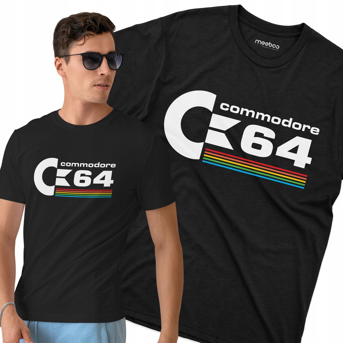 KOSZULKA komputerowa z nadrukiem Commodore C64 PREZENT dla niego