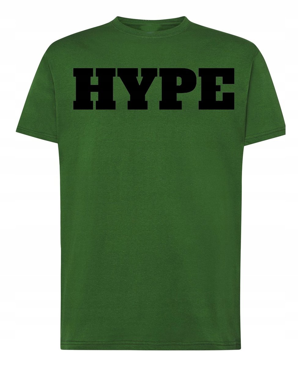 T-Shirt męski Młodzieżowy Napis HYPE r.XL