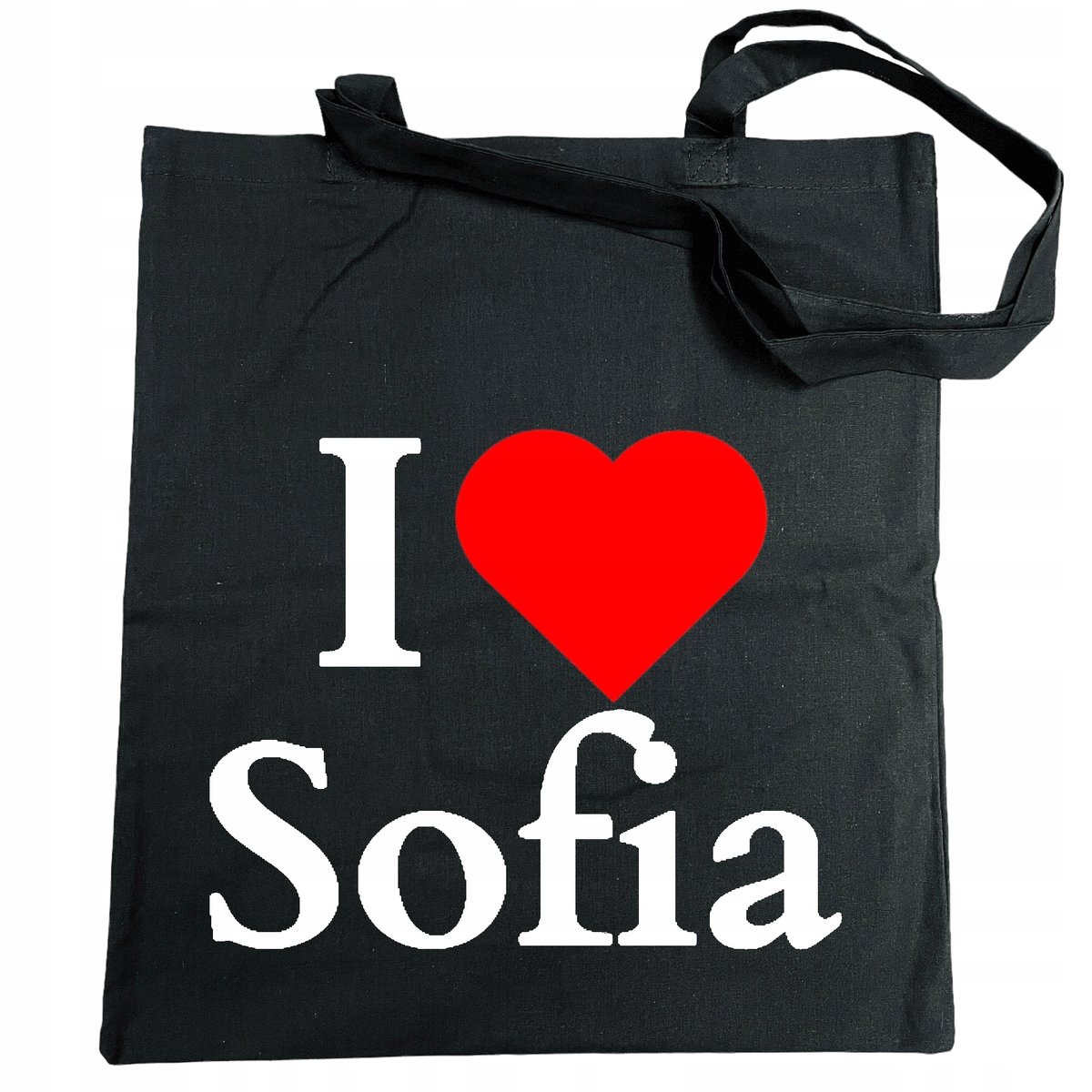 Torba na zakupy nadruk I Love Sofia Kocham Sofie Bułgaria