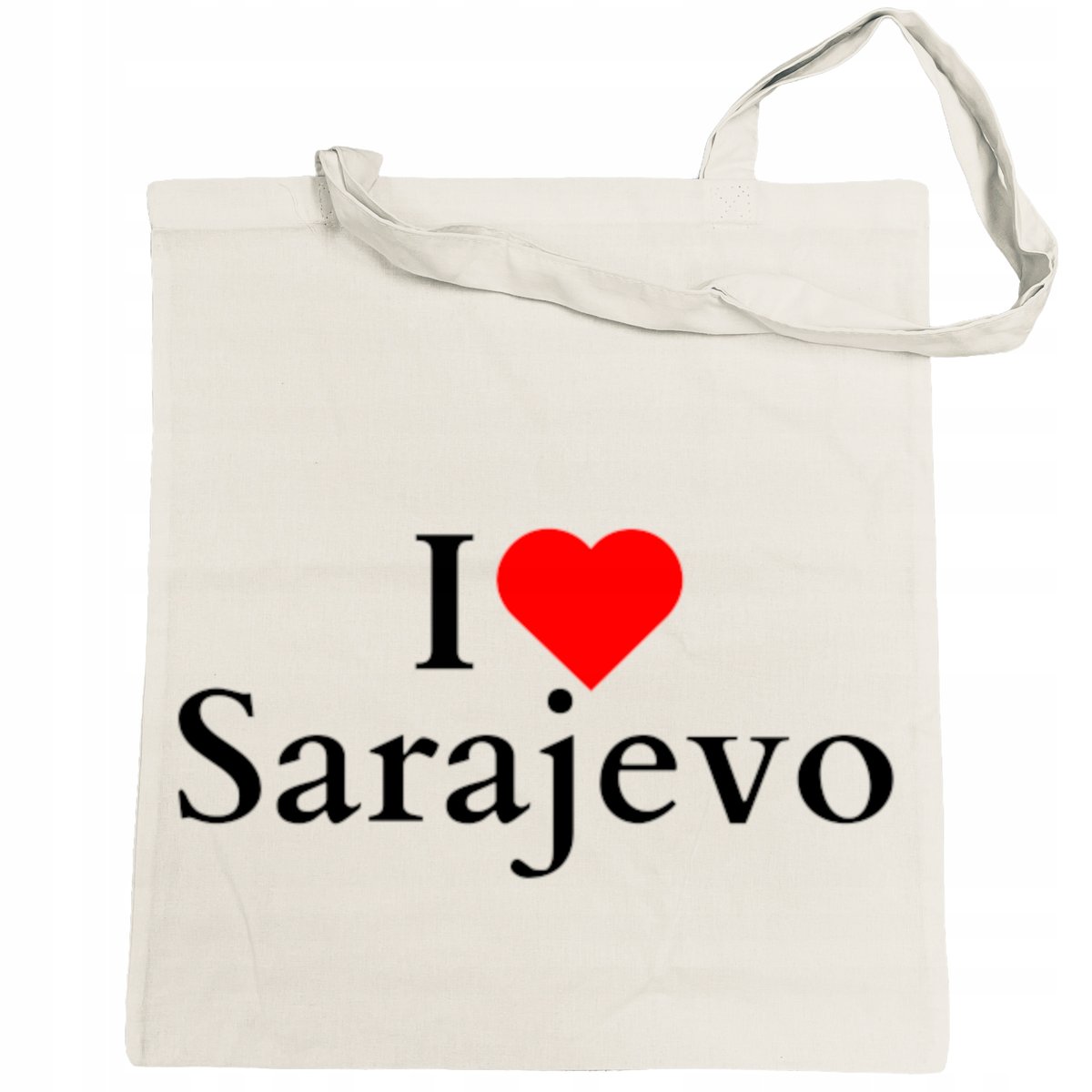 Torba na zakupy nadruk I Love Sarajevo Bośnia I Hercegowina