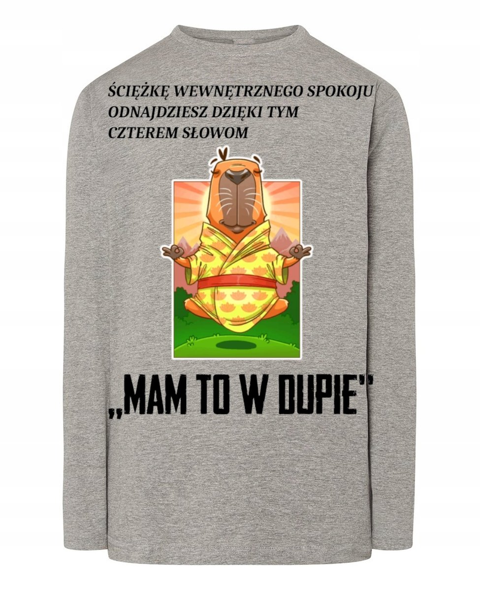 Longsleeve Kapibara Medytacja XXL