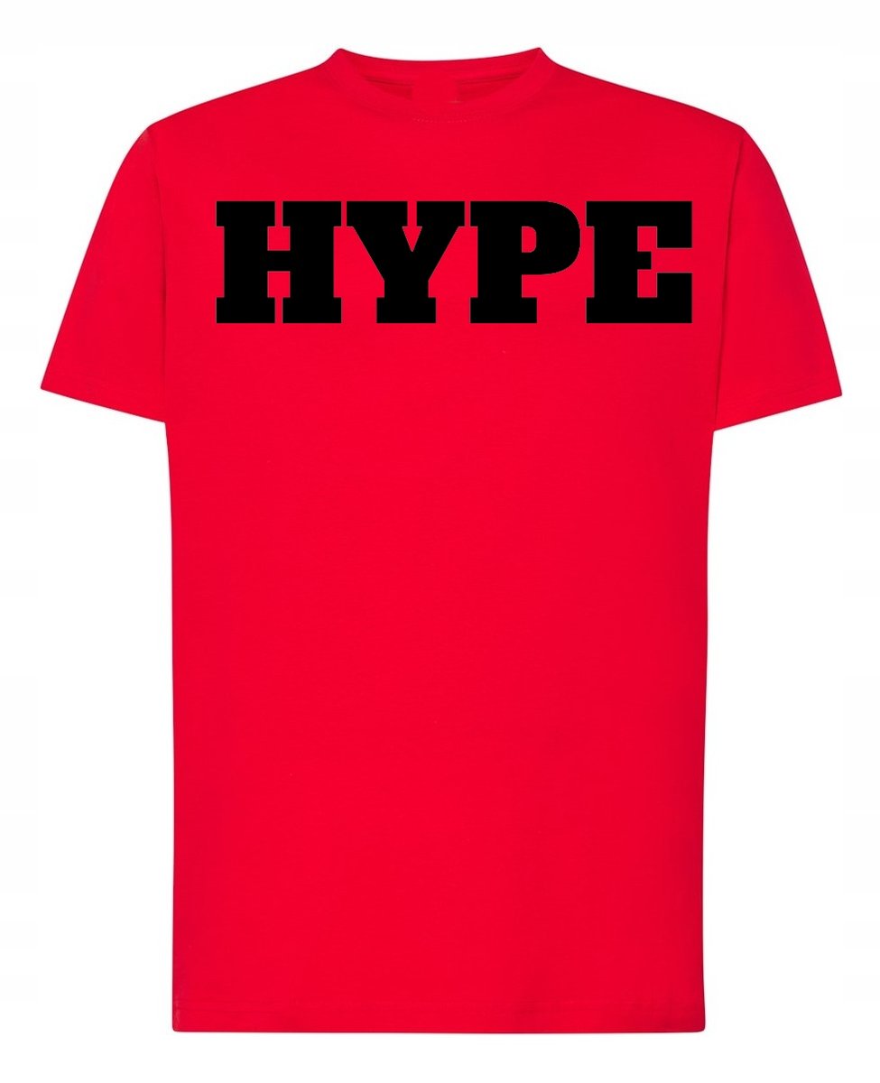 T-Shirt męski Młodzieżowy Napis HYPE r.M
