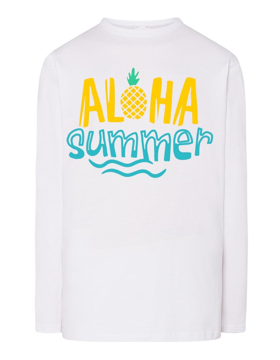 Longsleeve męski nadruk ALOHA SUMMER r.XXL