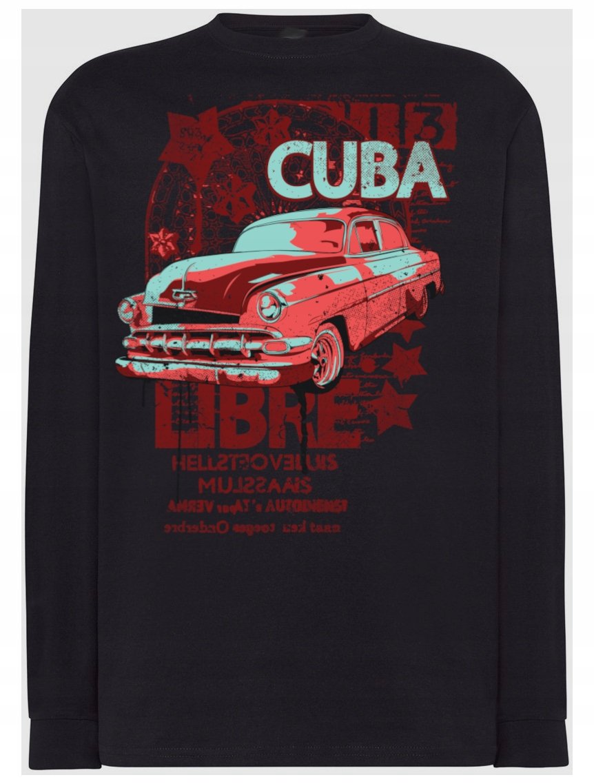 Longsleeve męski nadruk Cuba Libre Rozm.XXL