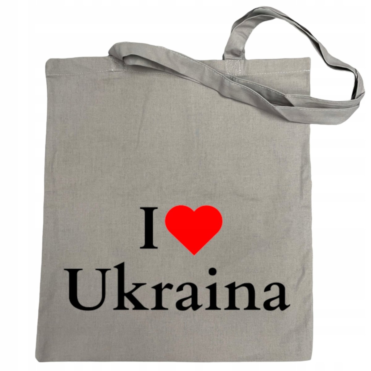 Torba na zakupy nadruk I Love Ukraina Kocham Ukraine