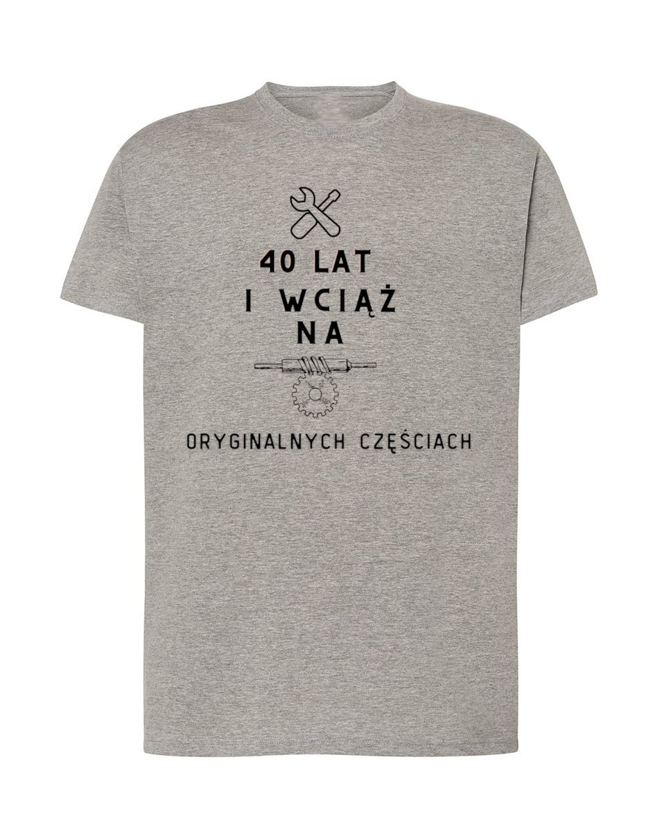 T-Shirt męski nadruk prezent 40tka 40LAT Rozm.S