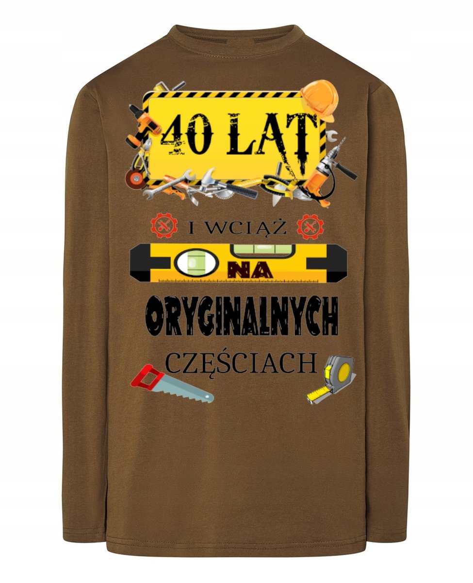 Longsleeve na Urodziny 40 Lat Prezent r.XS