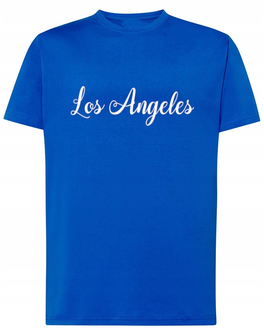 Koszulka T-Shirt napis nadruk Los Angeles Rozm.4XL