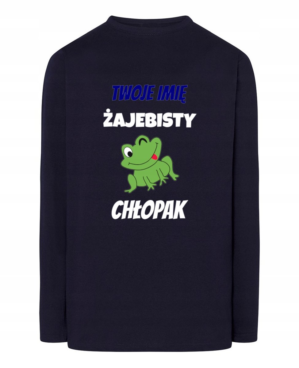Personalizowany Longsleeve męski Prezent Żaje_bsty Chłopak + Imię r.3XL