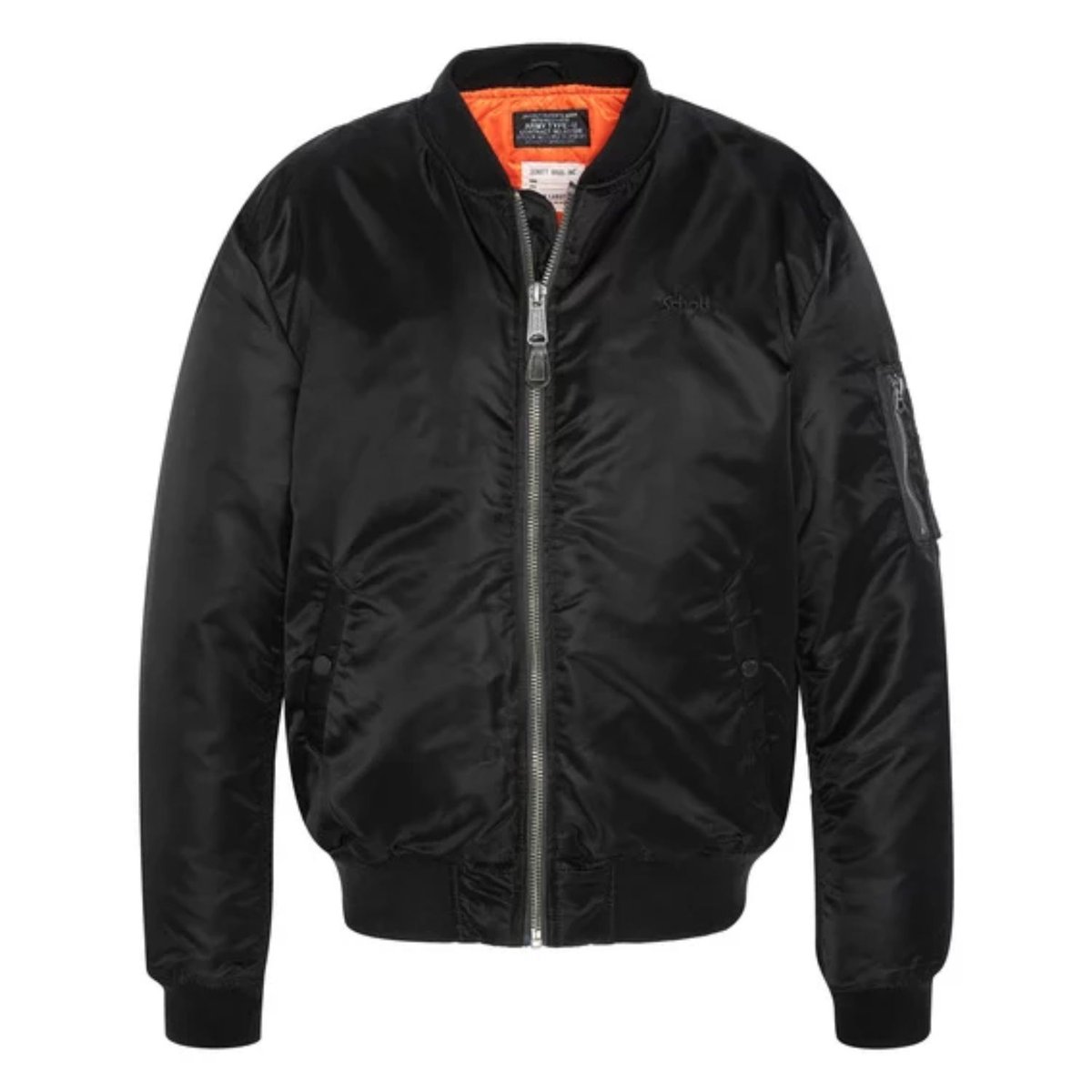 Kurtka męska Schott Jet 17 bomberka czarna-S