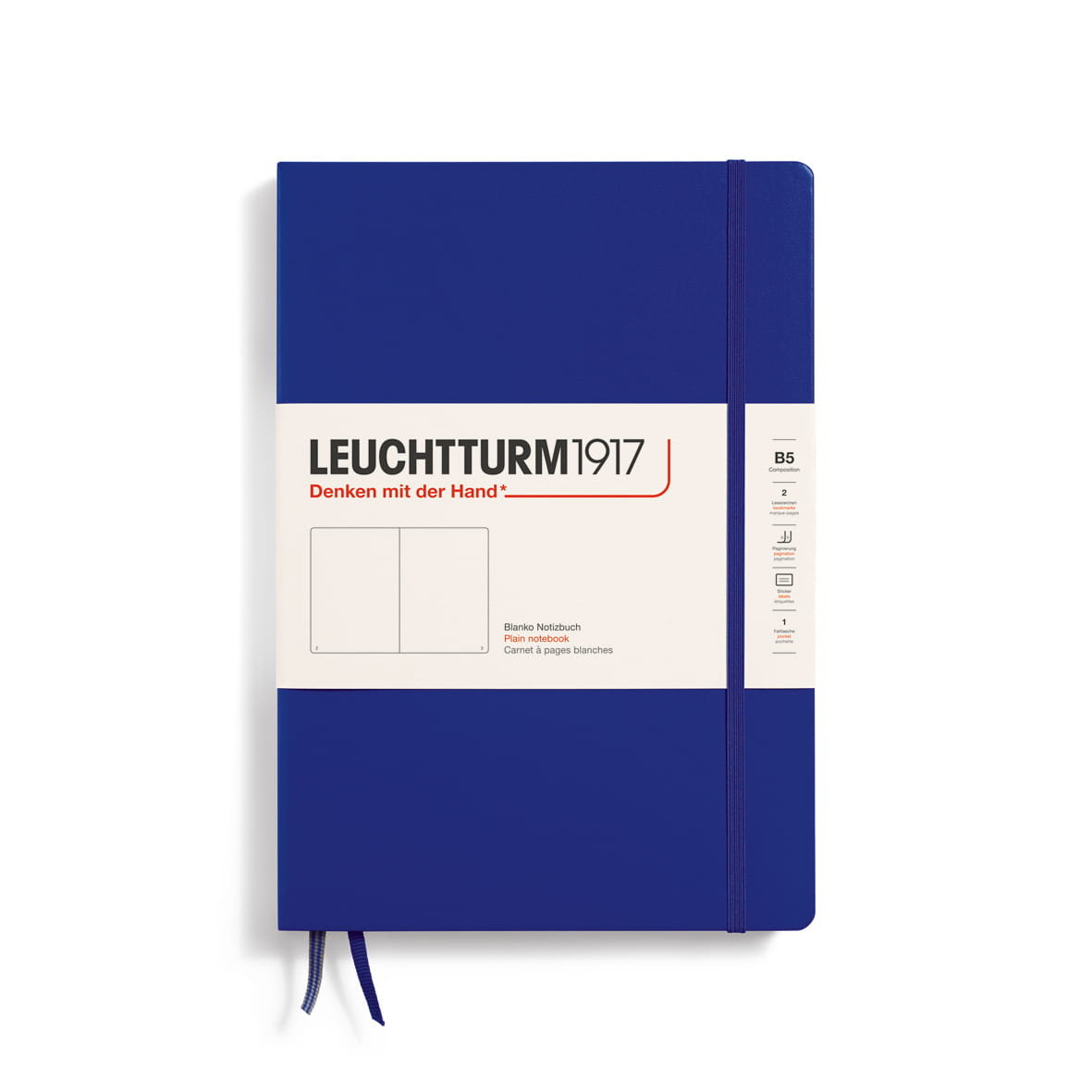 Notatnik Leuchtturm1917 Composition B5, Twarda Oprawa, Gładki, Ink