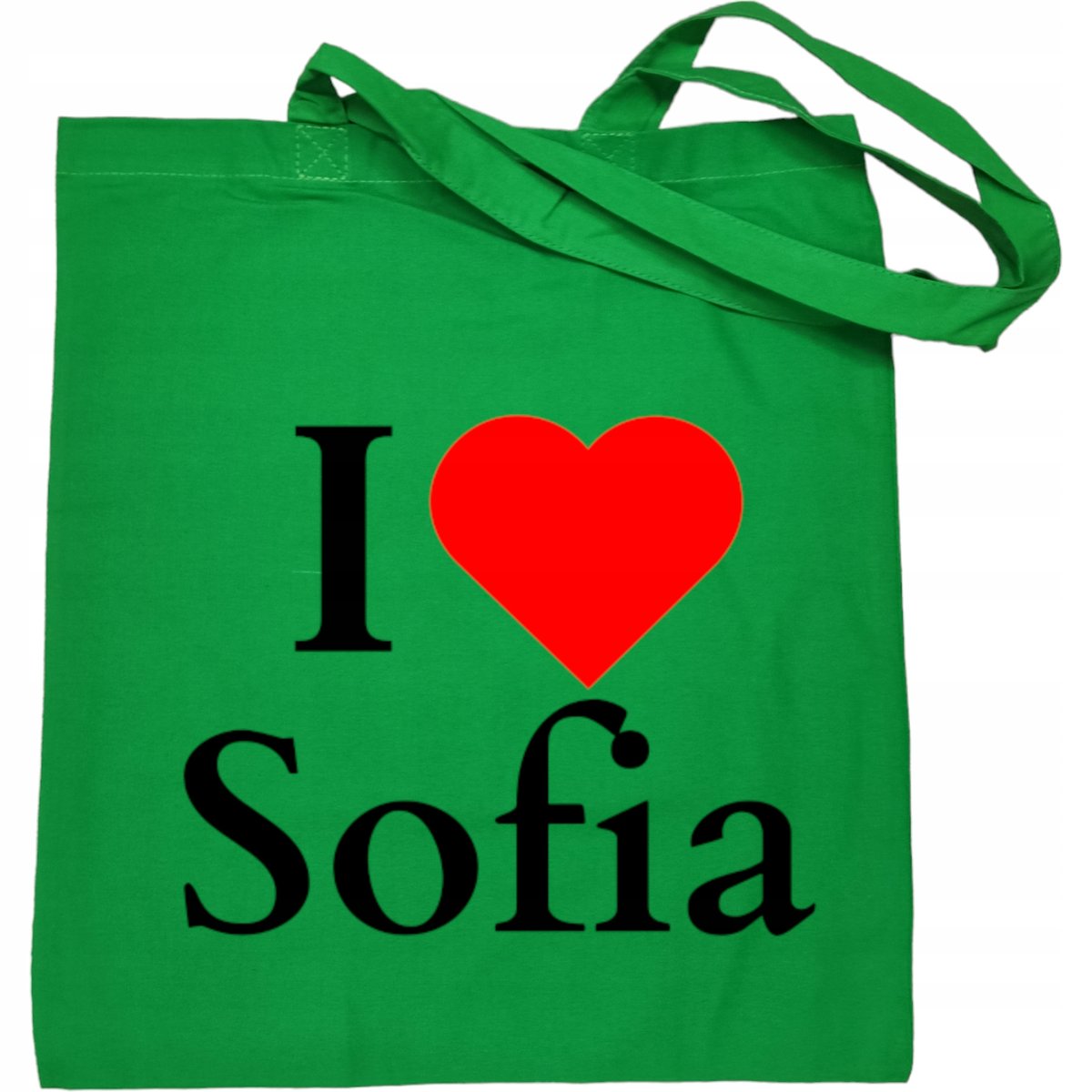 Torba na zakupy nadruk I Love Sofia Kocham Sofie Bułgaria