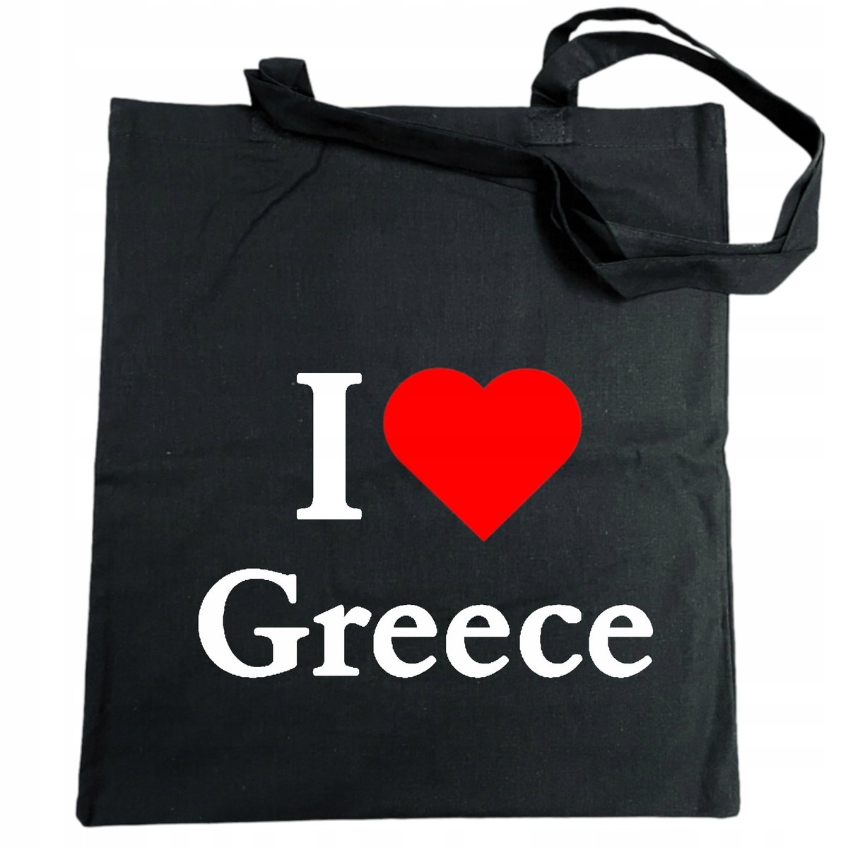 Torba na zakupy nadruk I Love Greece Kocham Grecję