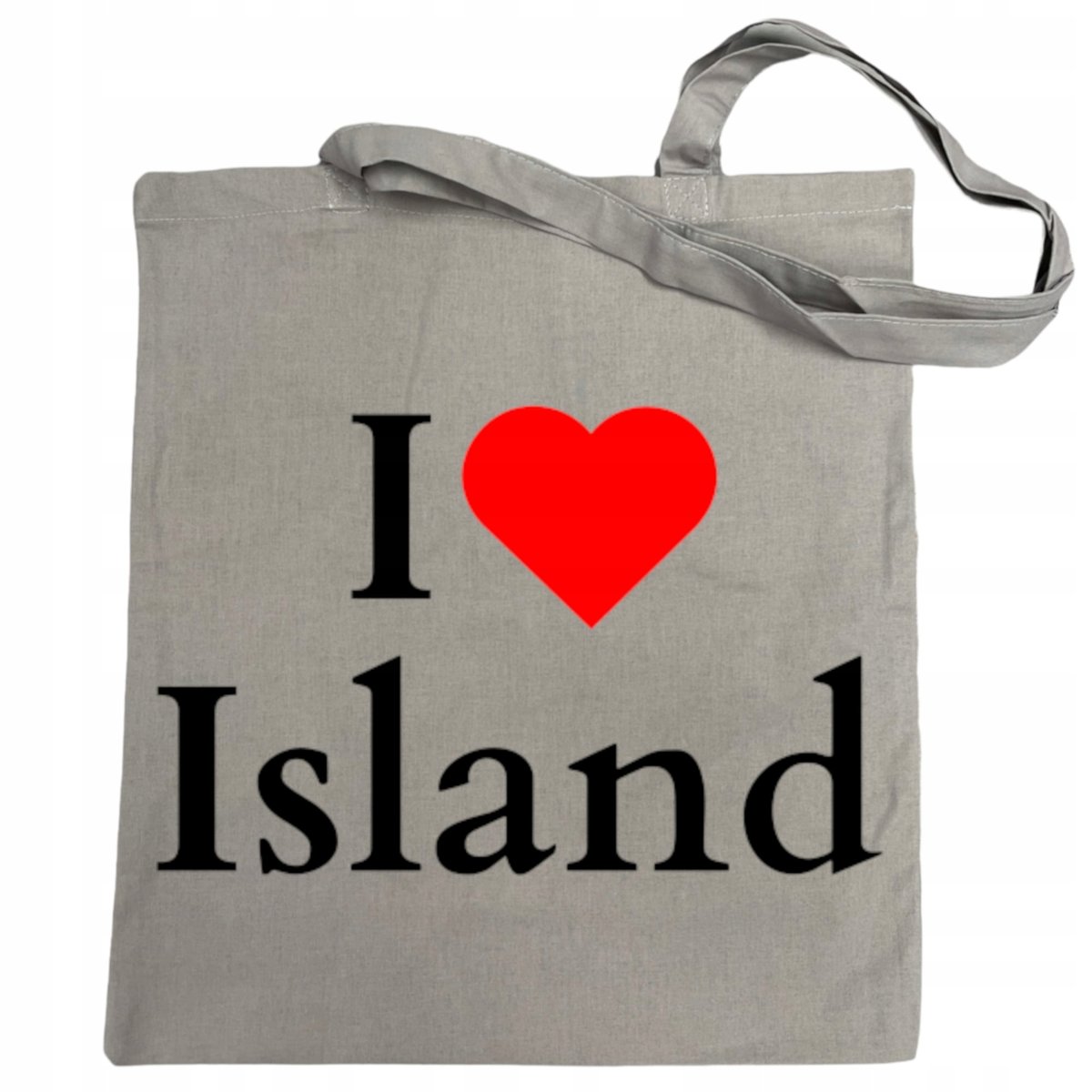 Torba na zakupy nadruk I Love Island Kocham Islandię Prezent