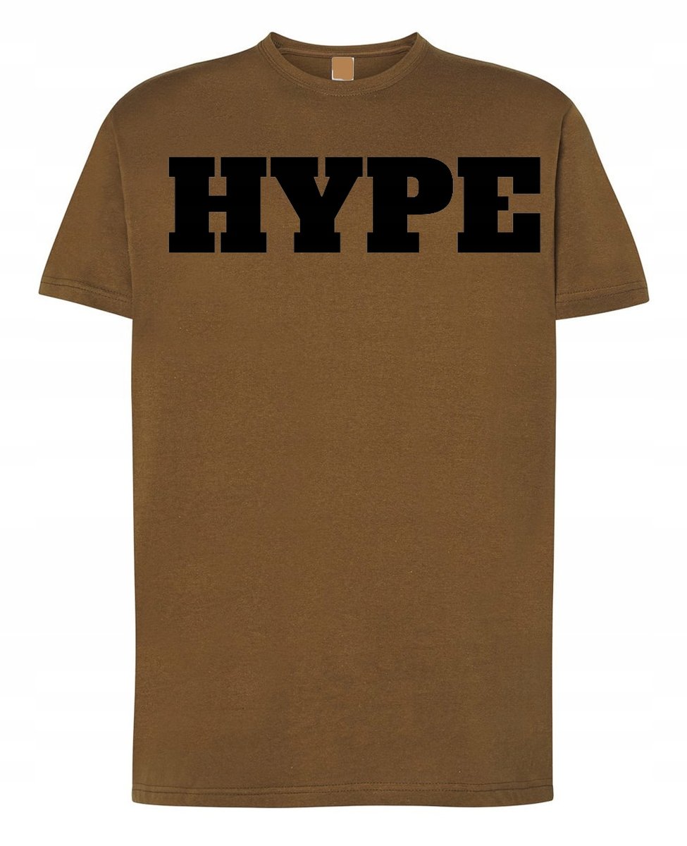 T-Shirt męski Młodzieżowy Napis HYPE r.S