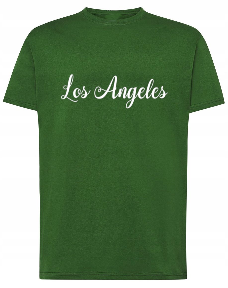 Koszulka T-Shirt napis nadruk Los Angeles Rozm.4XL