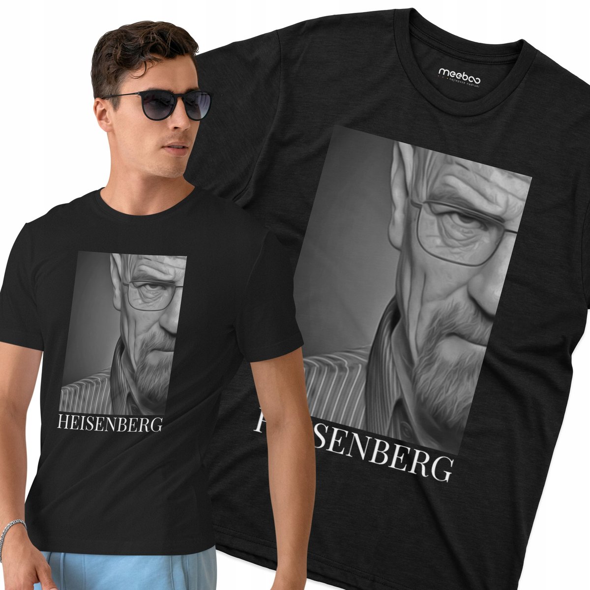 Koszulka z nadrukiem BREAKING BAD HEISENBERG film prezent dla niego