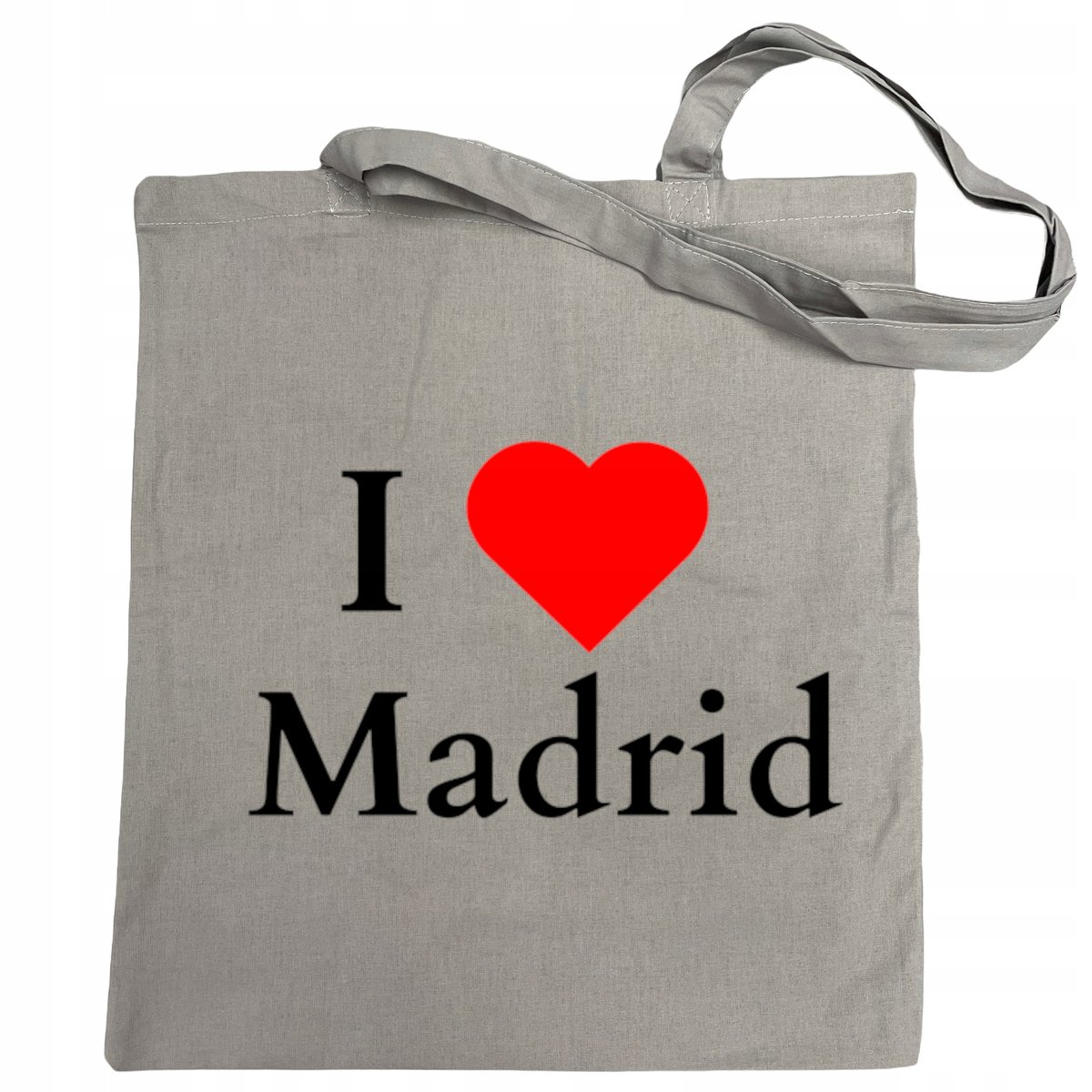 Torba na zakupy nadruk I Love Madrid Kocham Madryt