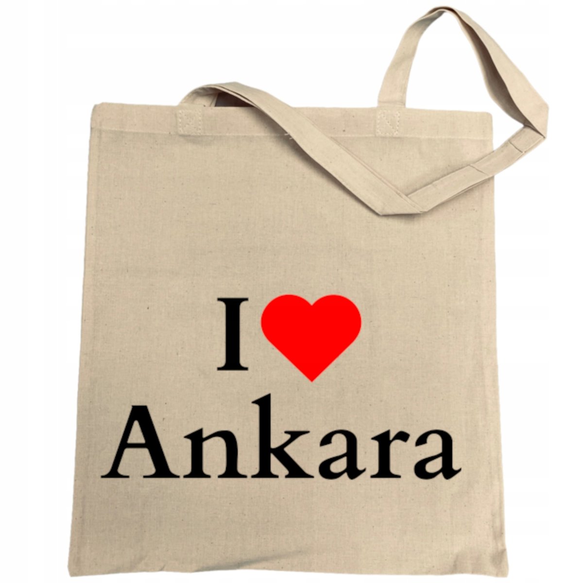 Torba na zakupy nadruk I Love Ankara Kocham Ankare Turcja