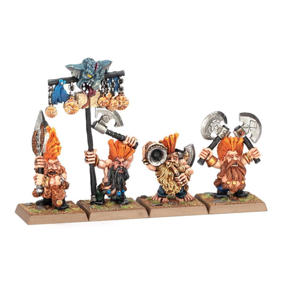 Dwarf slayer command, warhammer old world